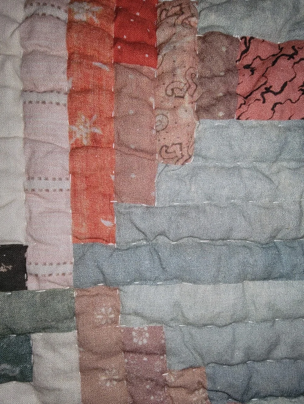 Pottery Barn Quilted Pillow Sham Set King Size Multicolor